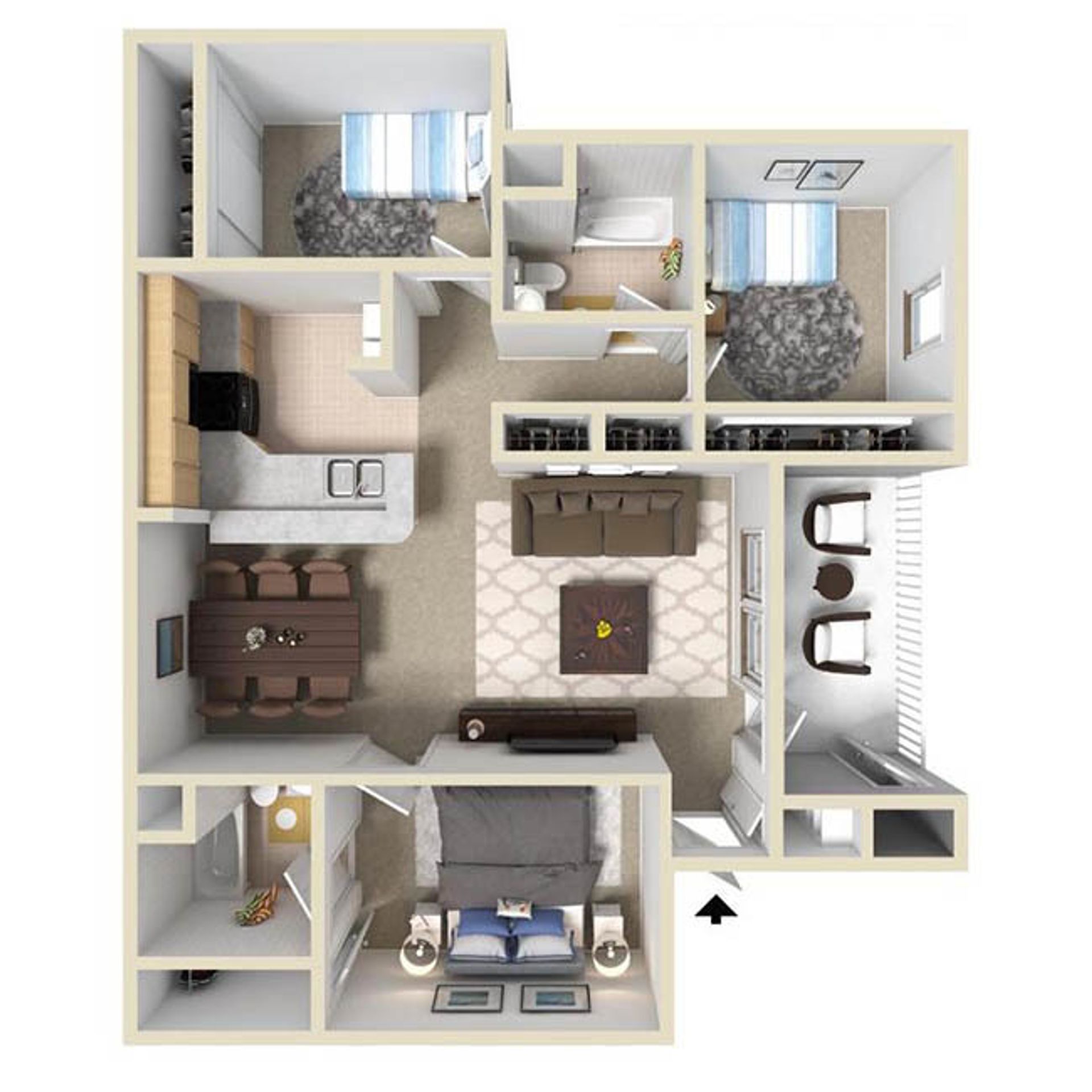 Virginia Beach Apartment: 205 Silverbrook Lane