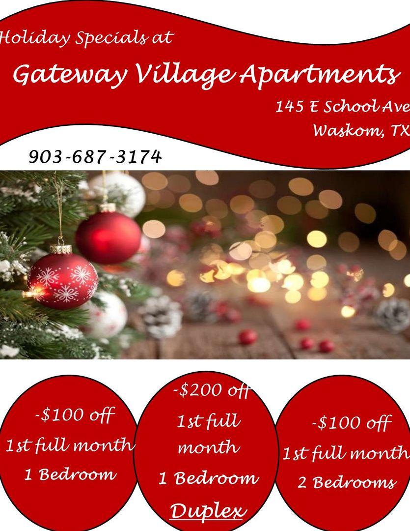 Waskom Apartment: 145 E School Ave