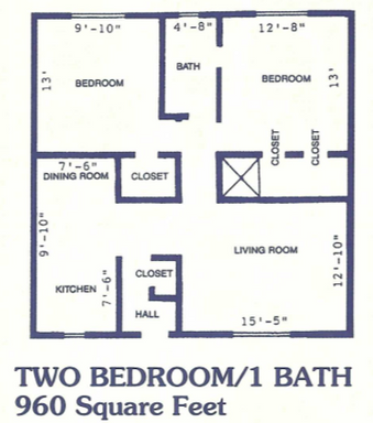 Two bedroom One bathroom ALL Bills Paid – photo 1