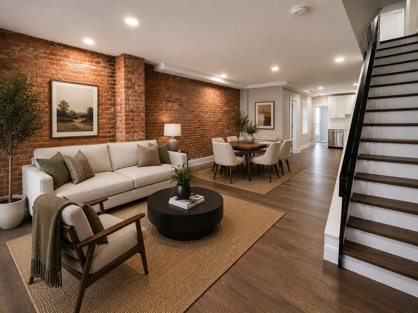 Philadelphia House: 347 North Robinson Street (f/s)