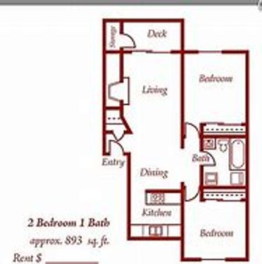 Spacious 2 Bedroom, 1 Bathroom Apartment Home! – photo 1