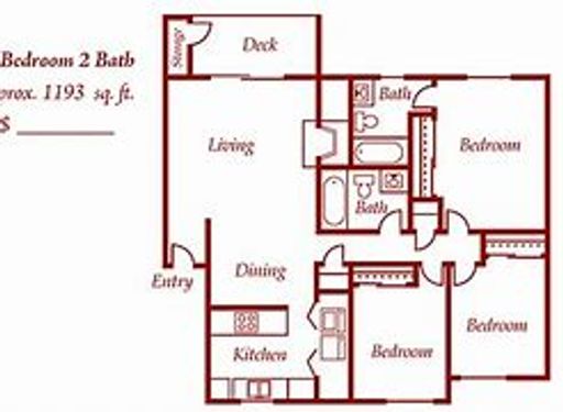 Spacious 3 Bedroom, 2 Bathroom Apartment Home – photo 1