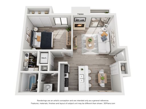 The Merlin - 1 Bed 1 Bath Renovated – photo 1