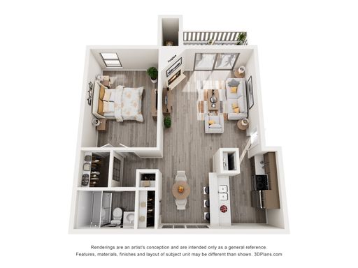 Classic - 1 Bed 1 Bath – photo 1