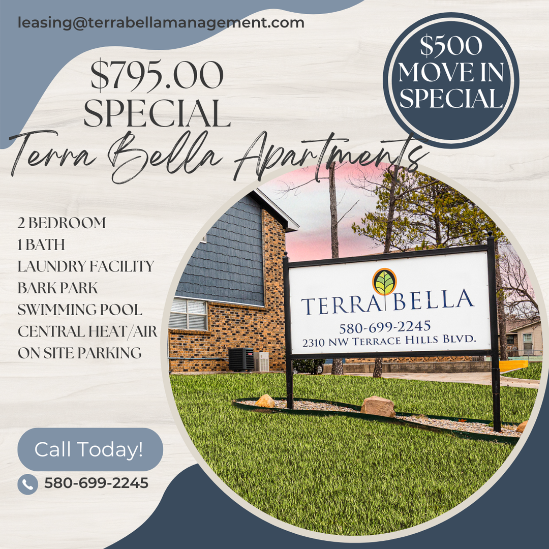 Lawton Apartment: 2310 NW Terrace Hills Blvd - 103