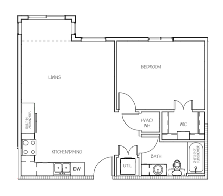 Courtyard 1 Bed 1 Bath South Congress Condo + Amenities – photo 1