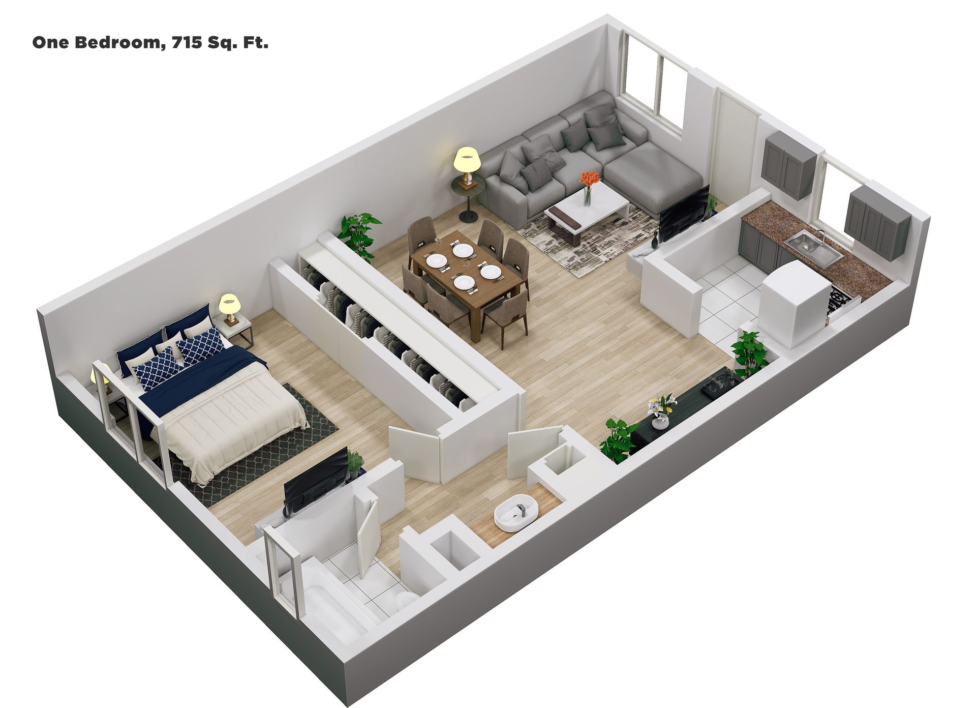 Houston Apartment: 1742 Woodvine Drive