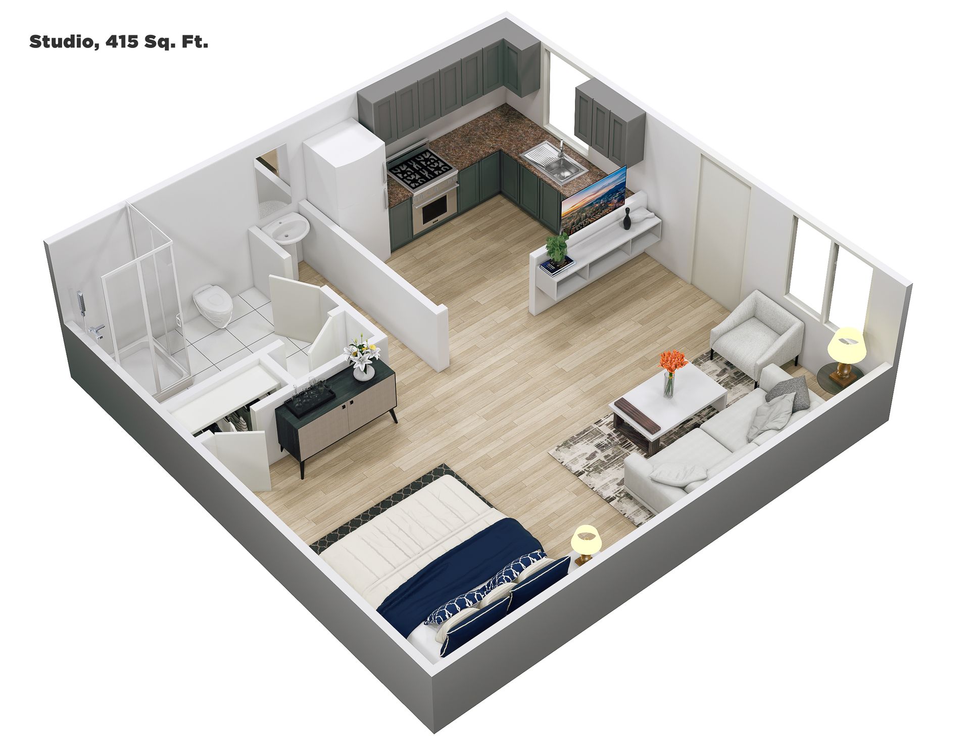Houston Apartment: 1742 Woodvine Drive