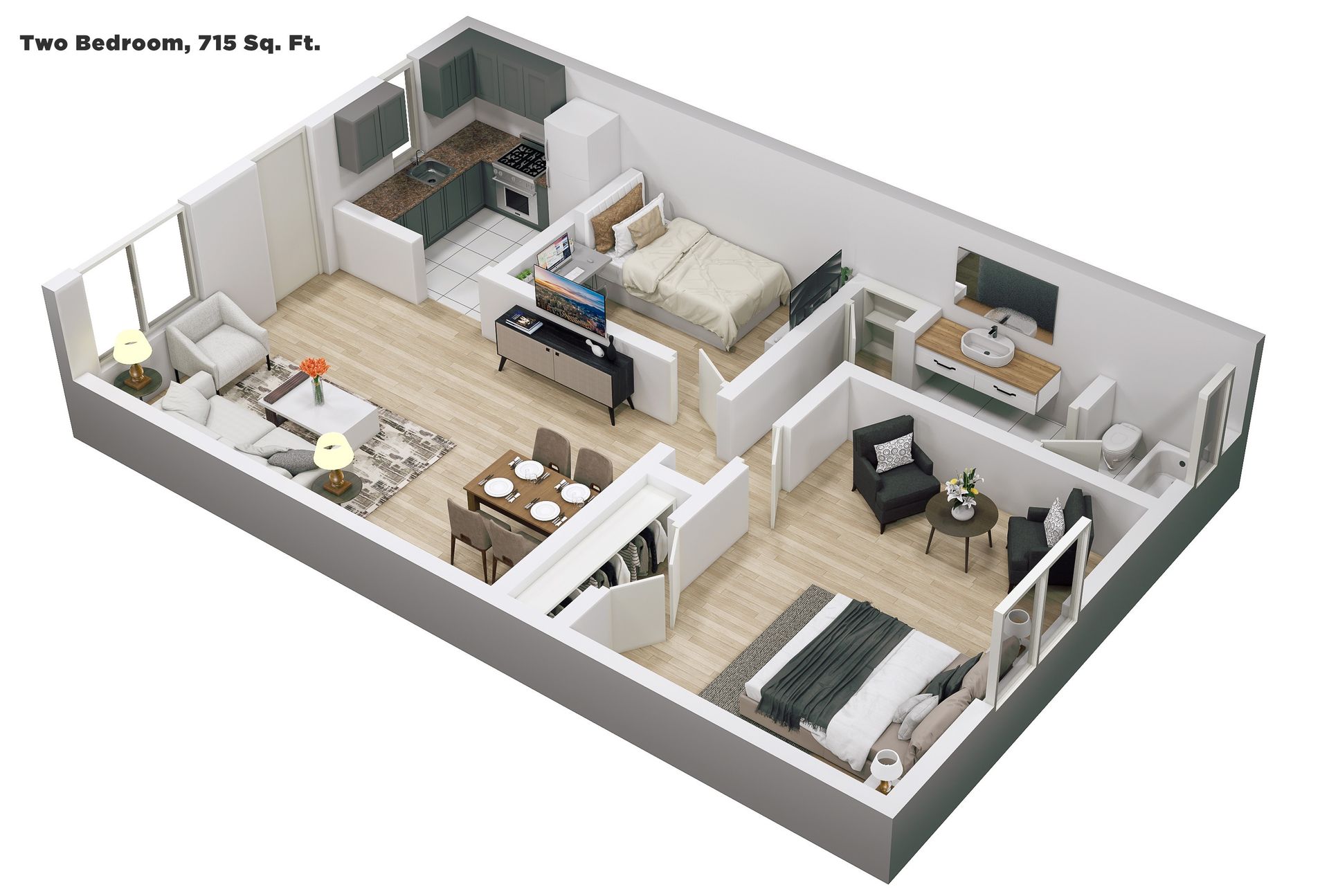 Houston Apartment: 1742 Woodvine Drive