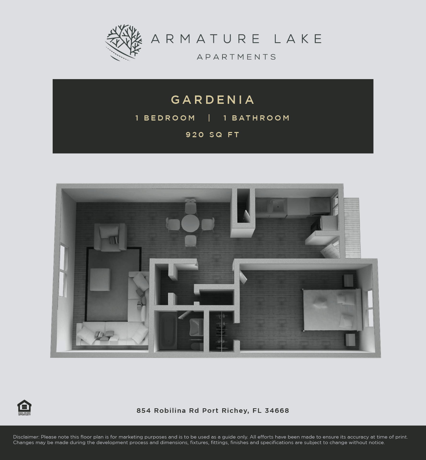 Port Richey Apartment: 8540 Robilina Rd