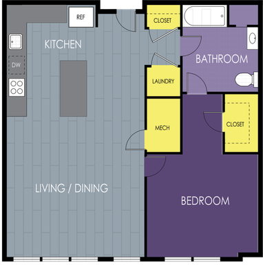 Luxury One Bedroom with large balcony in Downtown Somerville – photo 1