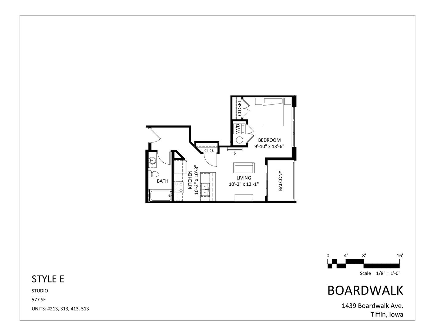 Tiffin Apartment: 1439 Boardwalk Avenue