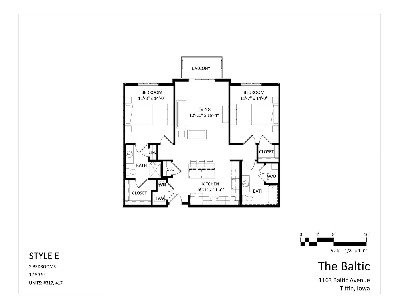 Tiffin Apartment: 1163 Baltic Avenue