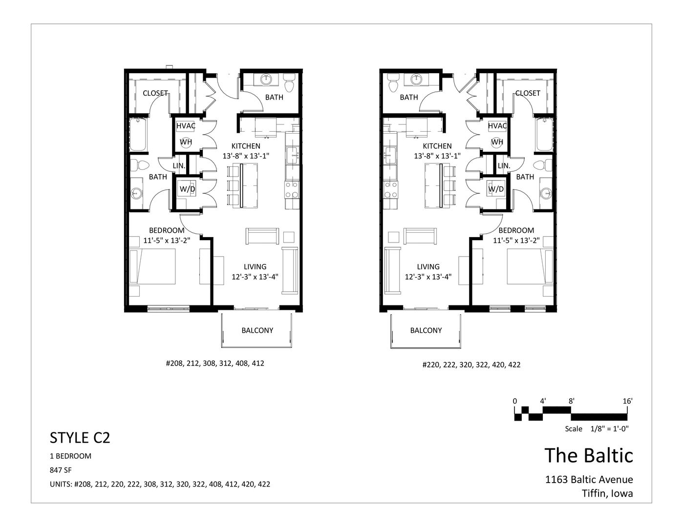 Tiffin Apartment: 1163 Baltic Avenue
