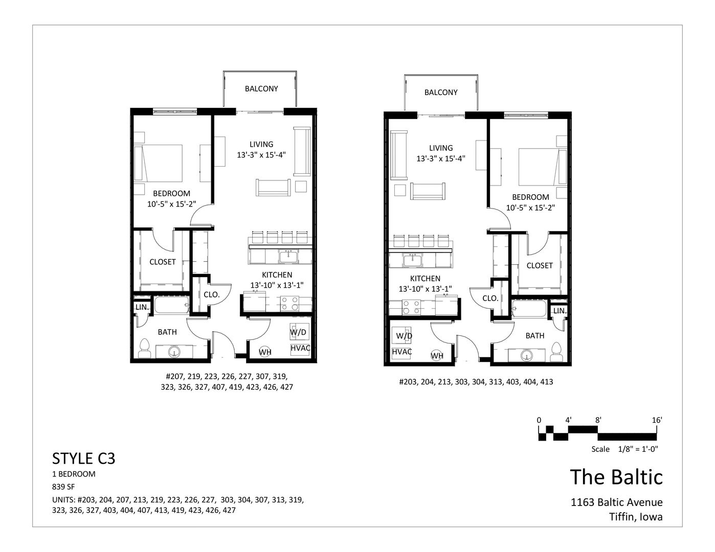 Tiffin Apartment: 1163 Baltic Avenue
