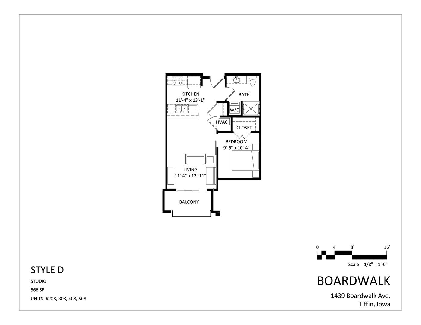 Tiffin Apartment: 1439 Boardwalk Avenue