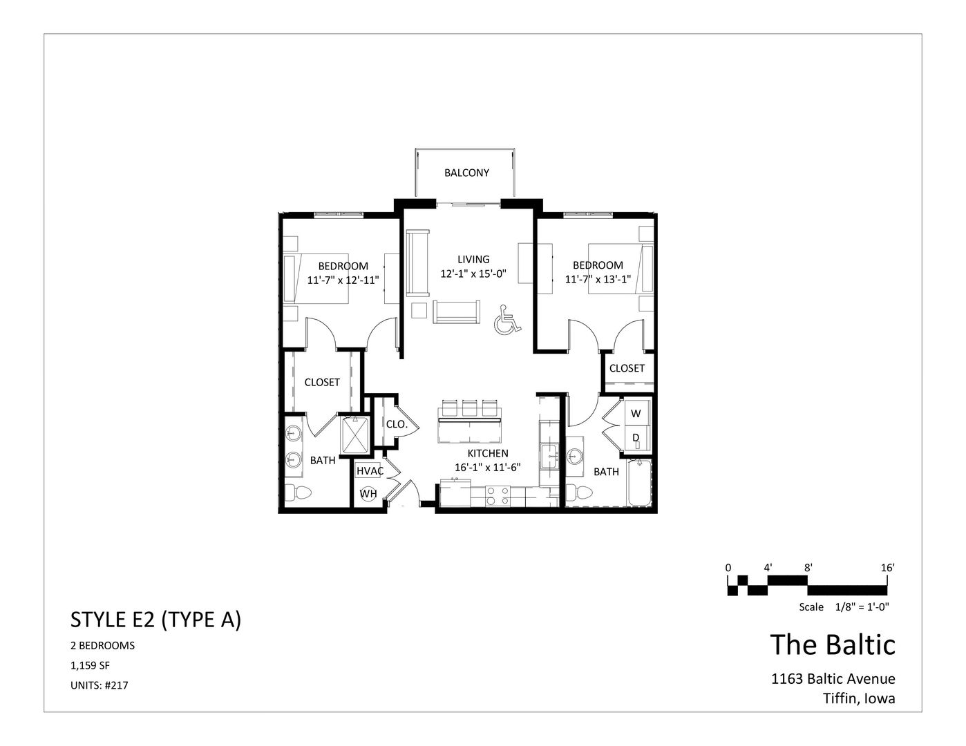 Tiffin Apartment: 1163 Baltic Avenue