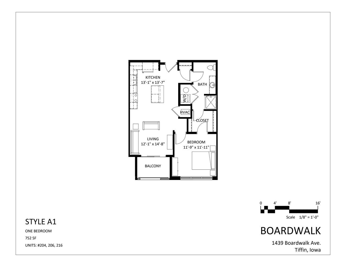 Tiffin Apartment: 1439 Boardwalk Avenue