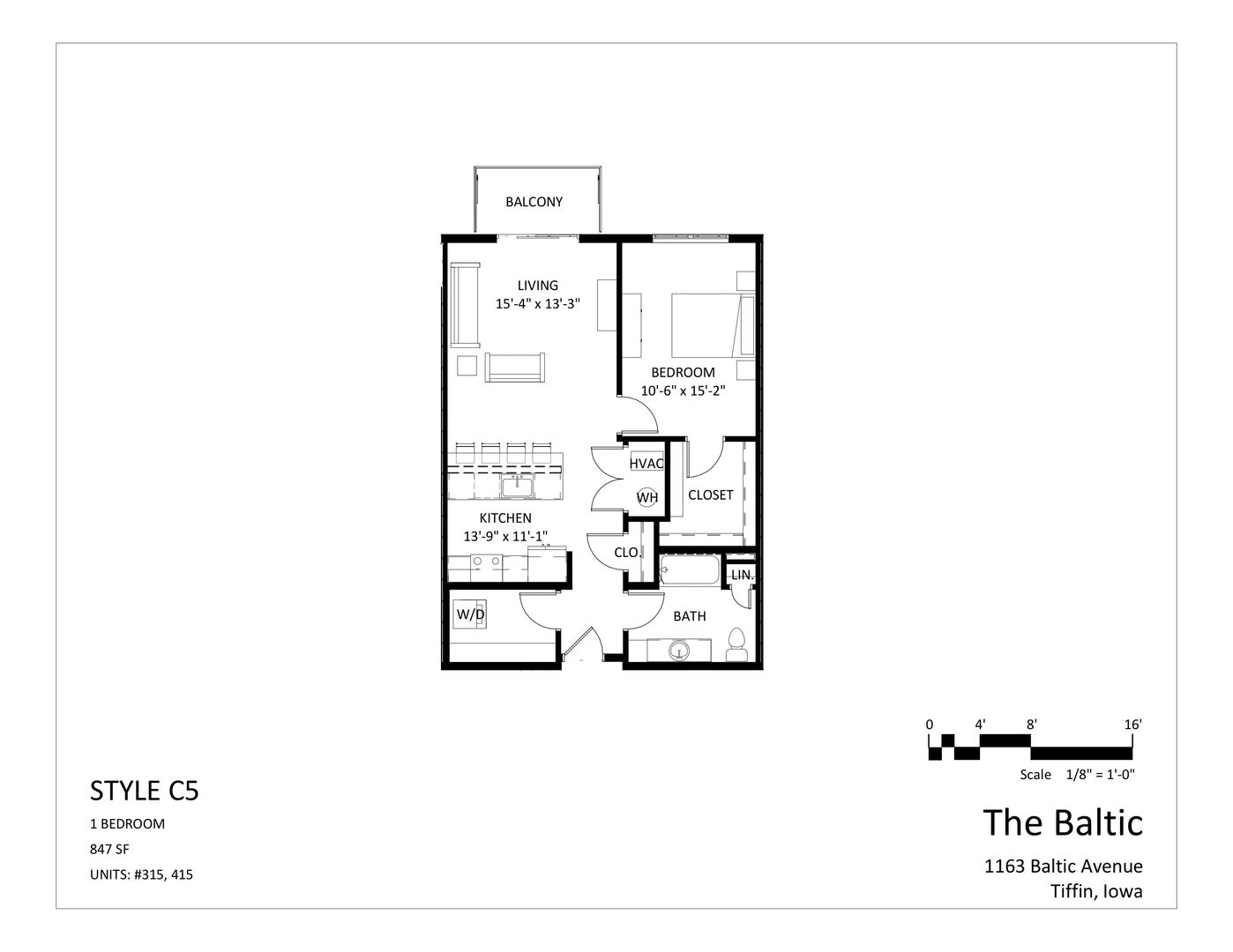 Tiffin Apartment: 1163 Baltic Avenue