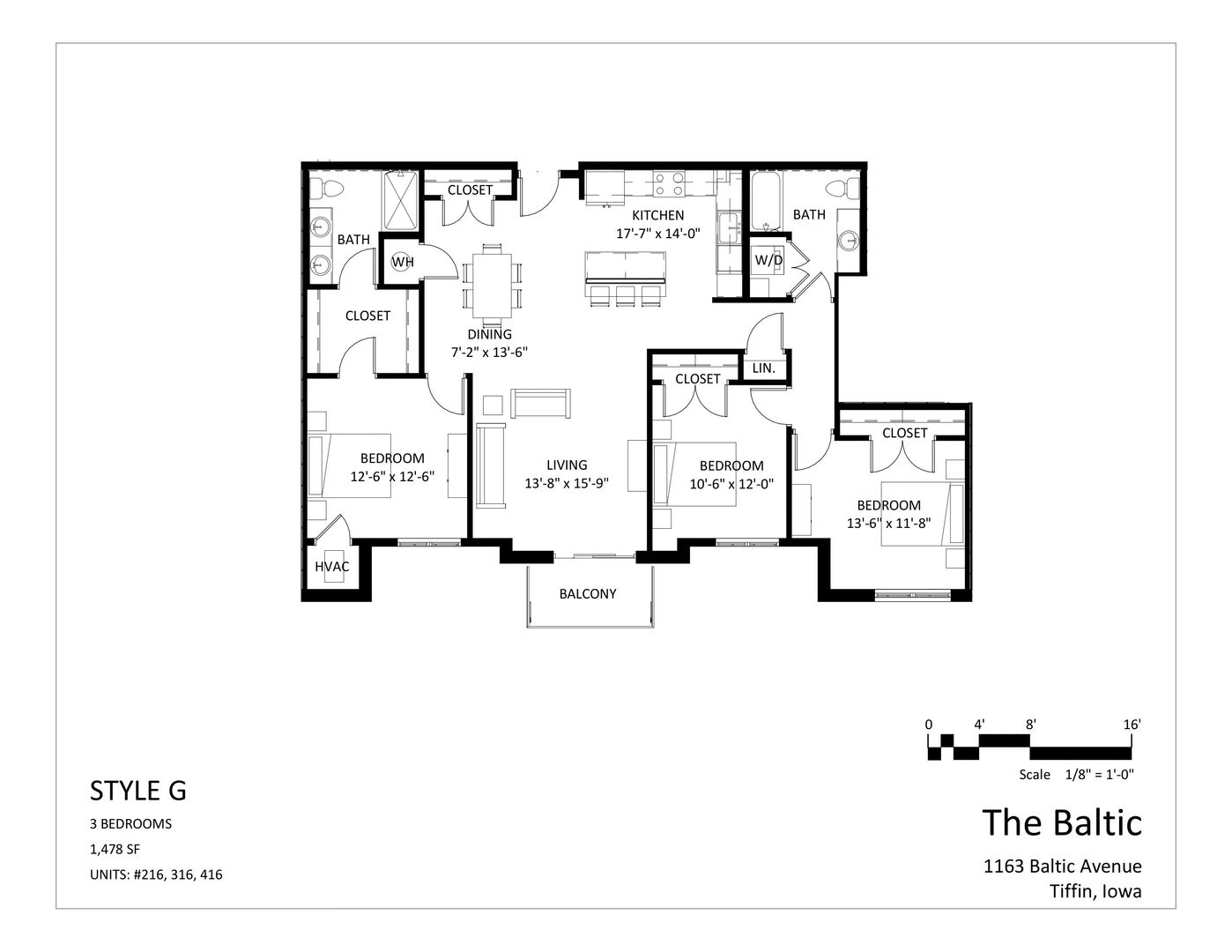 Tiffin Apartment: 1163 Baltic Avenue