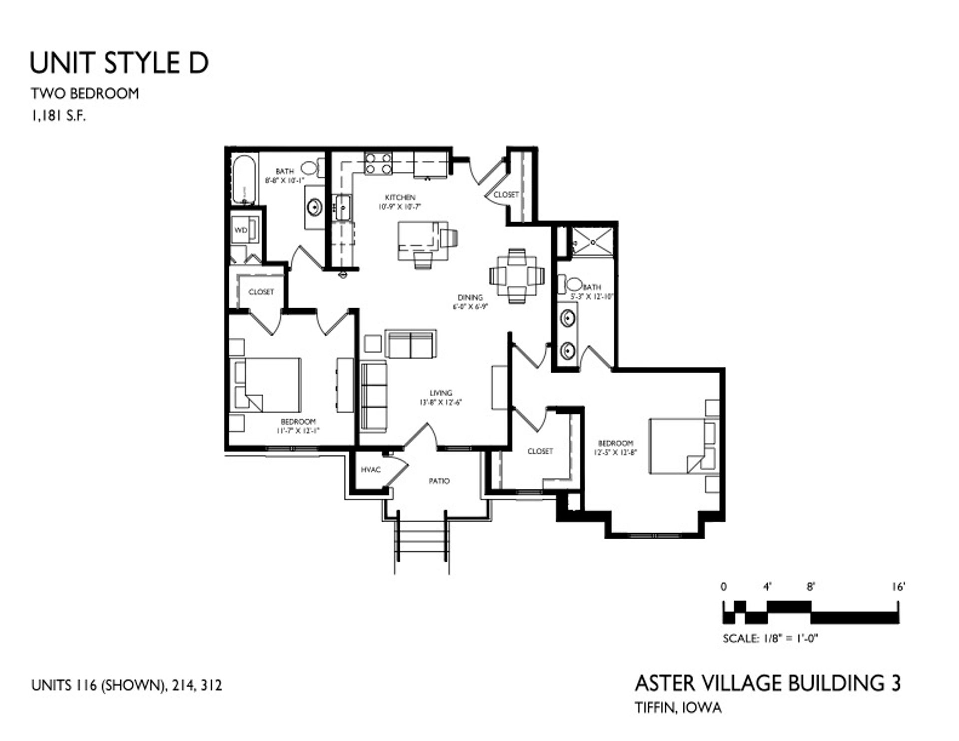 Tiffin Apartment: 1301 Aster Drive