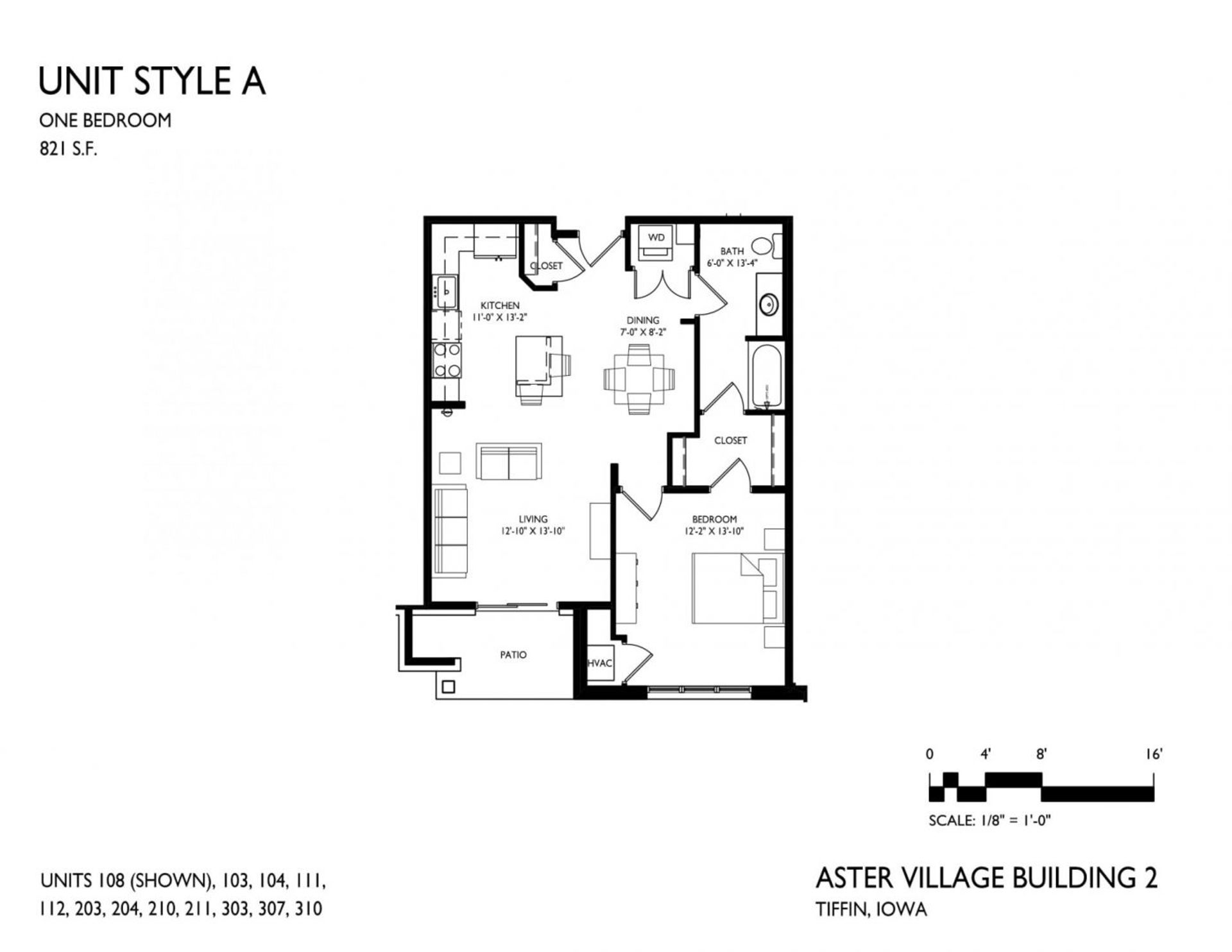 Tiffin Apartment: 1251 Aster Drive