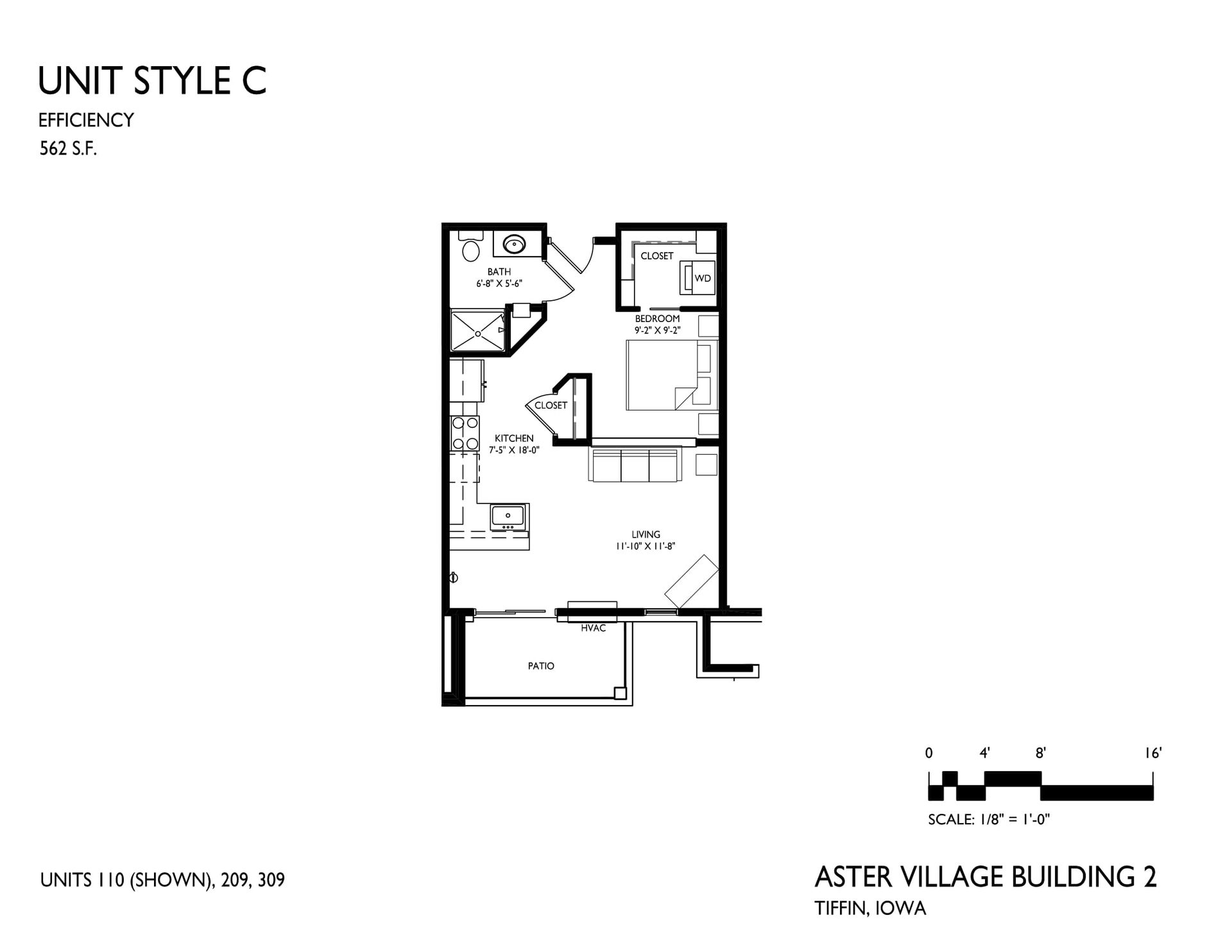 Tiffin Apartment: 1251 Aster Drive