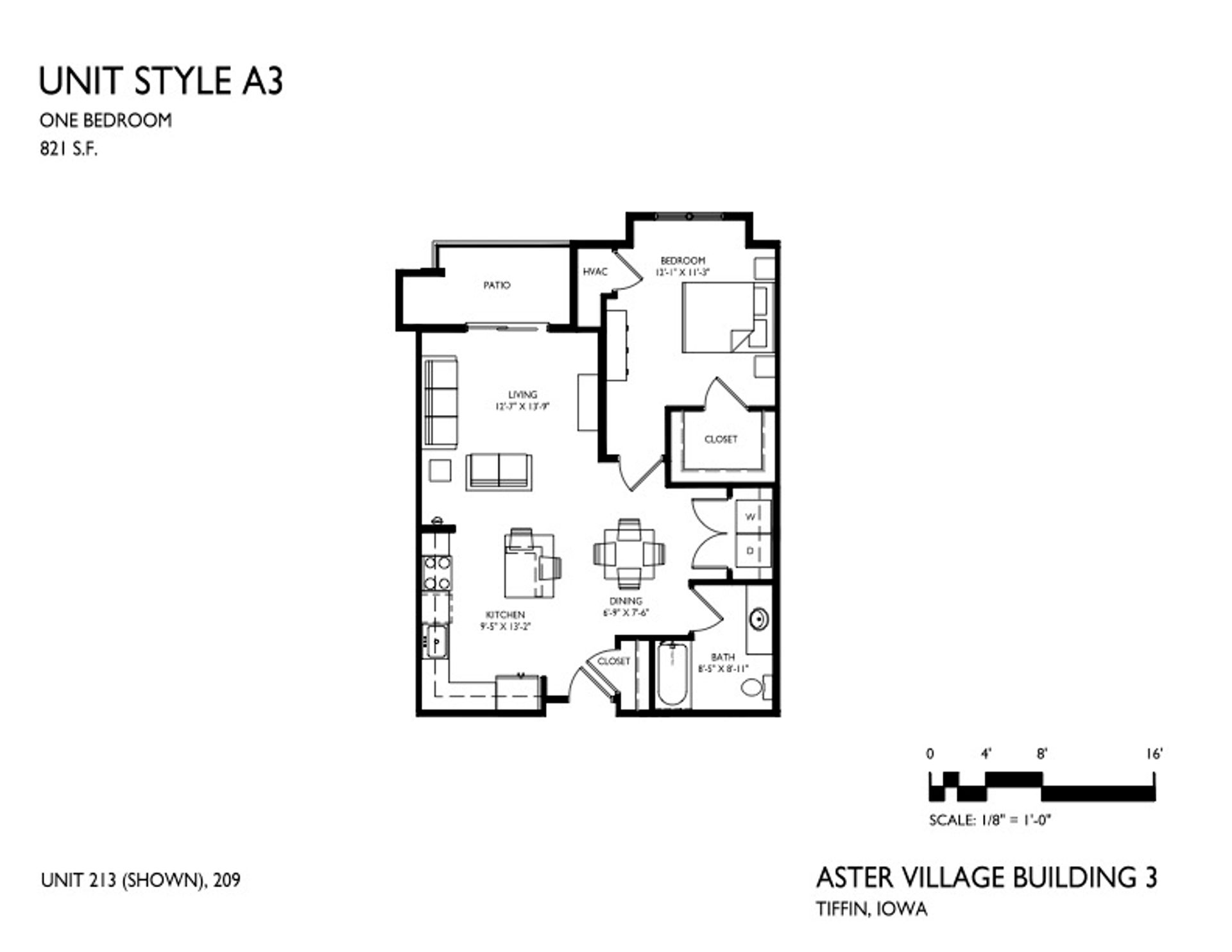 Tiffin Apartment: 1301 Aster Drive