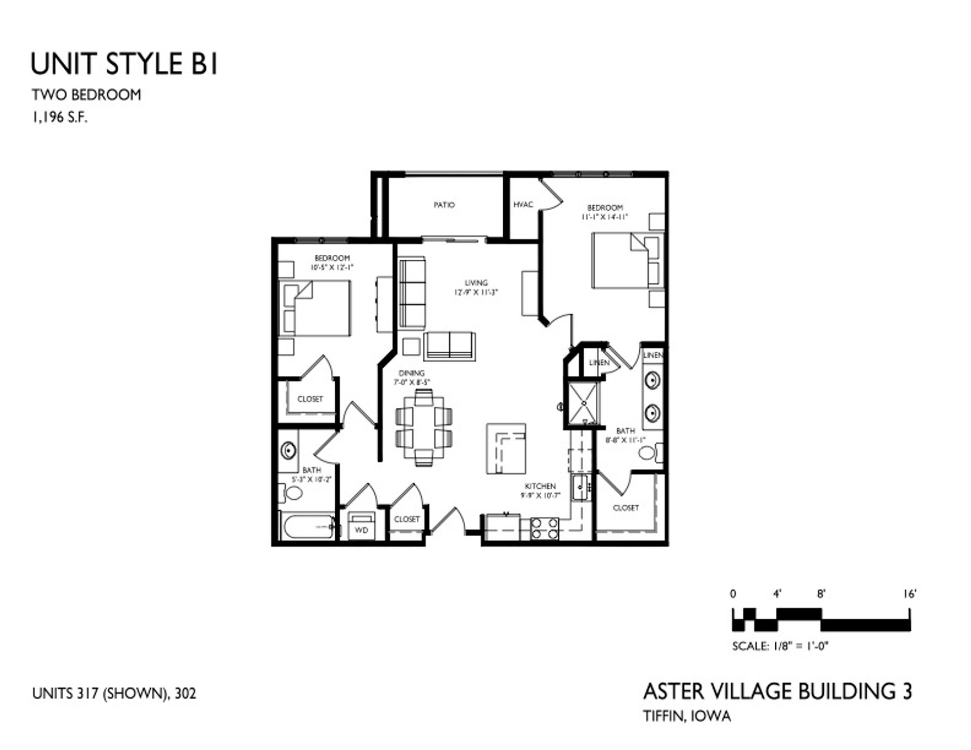 Tiffin Apartment: 1301 Aster Drive