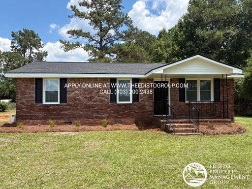 Charming 3-BR Ranch Home in Rowesville