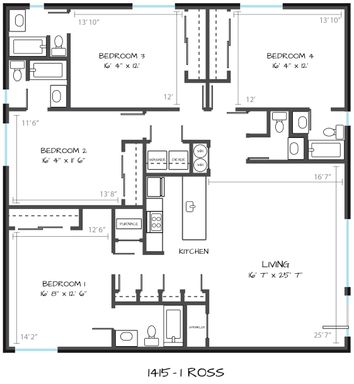 1415 Ross Street - Apartment 1 – photo 1