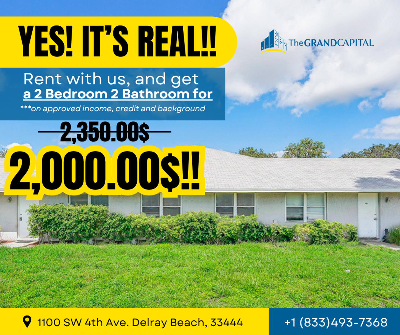 Delray Beach Apartment: 1100 SW 4th Ave