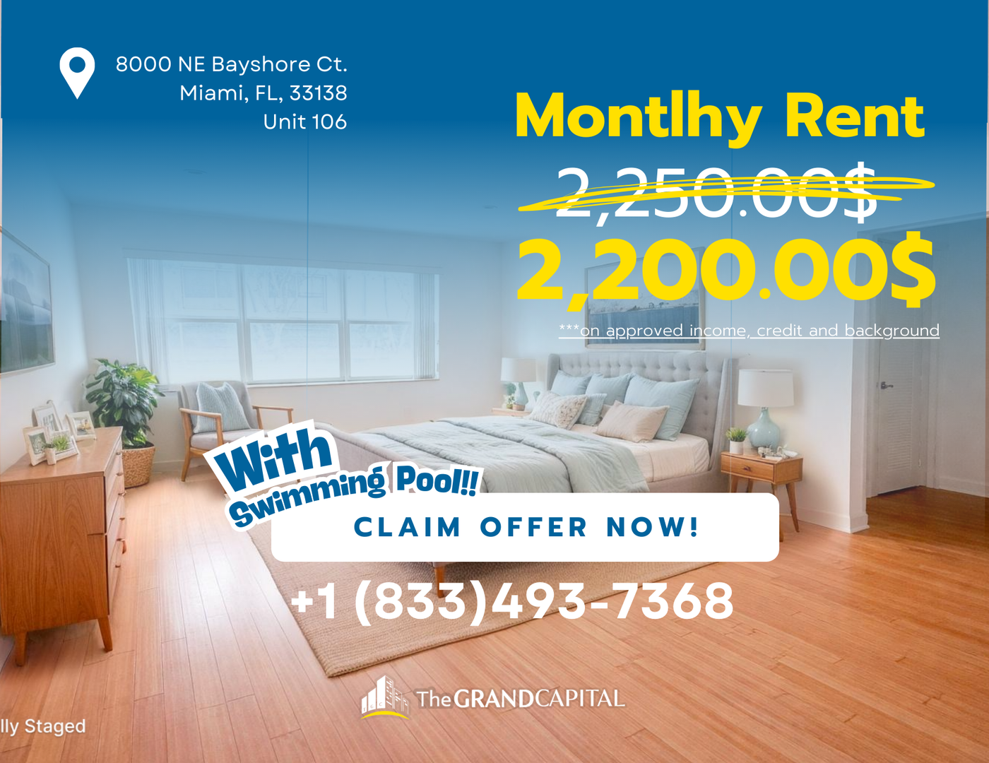 Miami Apartment: 8000 NE Bayshore Ct