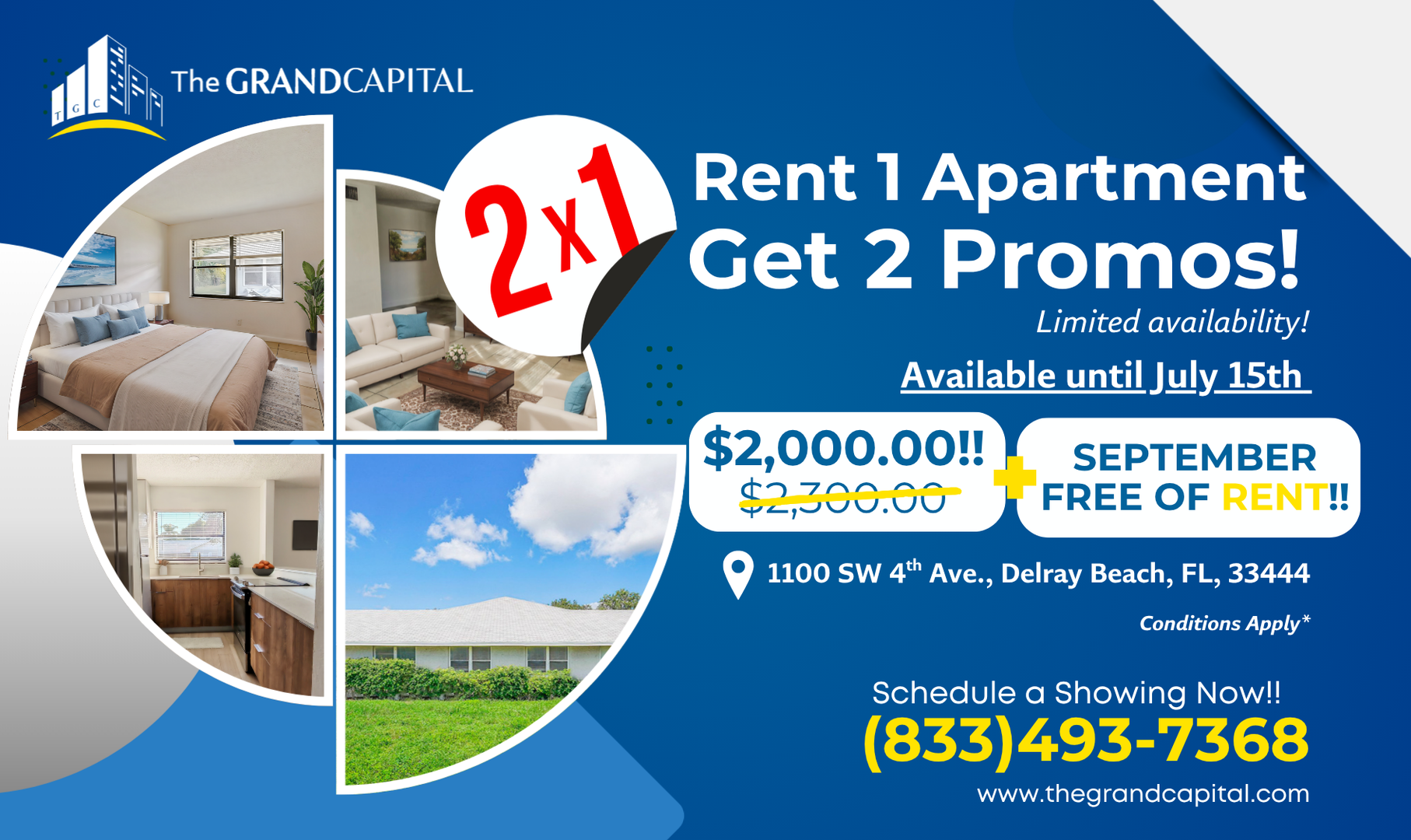 Delray Beach Apartment: 1100 SW 4th Ave