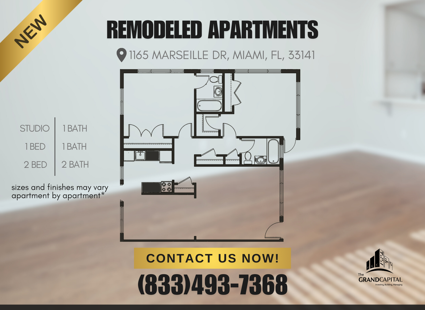 Miami Beach Apartment: 1165 Marseille Dr