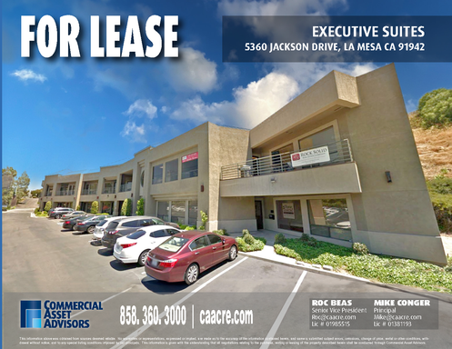 Small office space in La Mesa