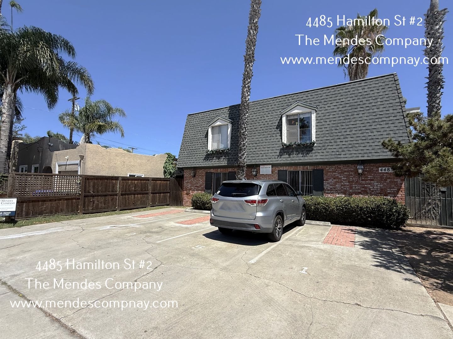 San Diego Apartment: 4485 Hamilton Street