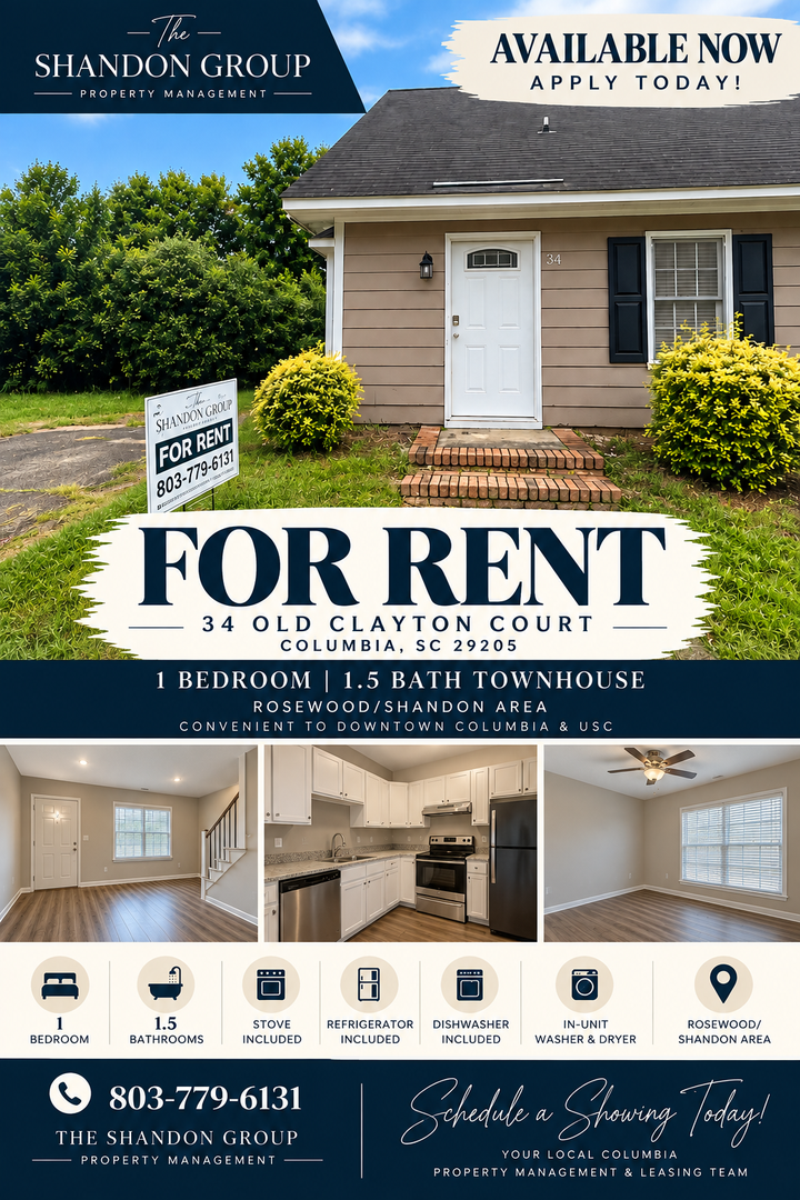 Columbia Townhome: 34 Old Clayton Court