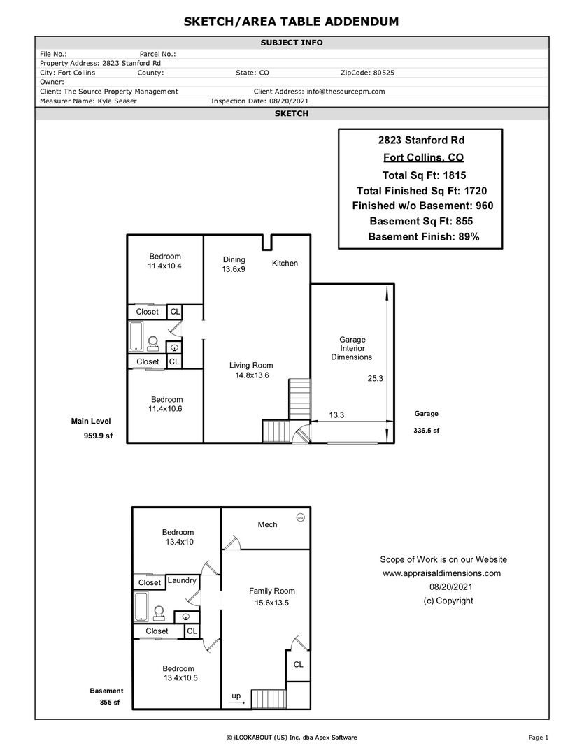 Fort Collins Apartment: 2823 Stanford Rd