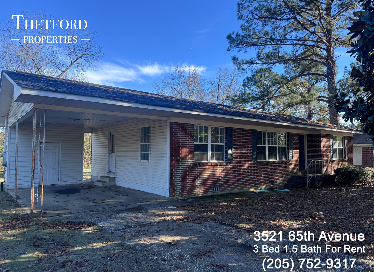 Tuscaloosa House: 3521 65th Ave