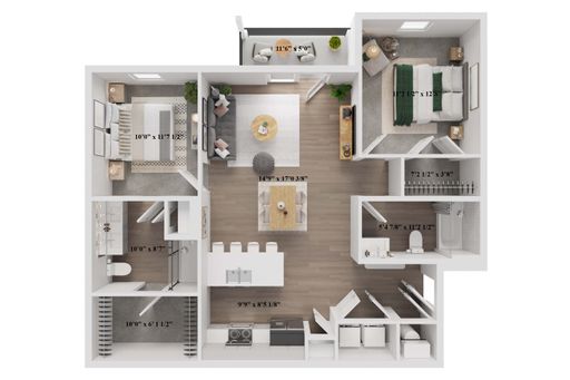 2 Bedroom Apartment in West Lafayette - Available May 2027 – photo 1