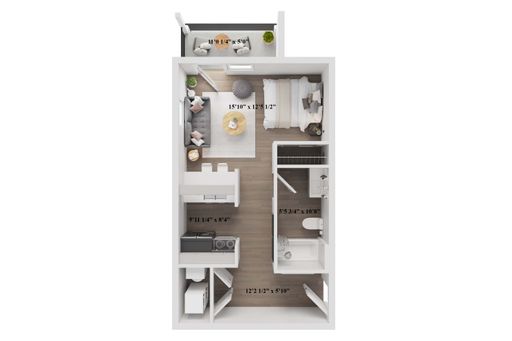 Brand New Studio Apartment in West Lafayette - MAY 2027 – photo 1