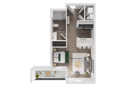 Studio Apartment in West Lafayette - May 2027 – photo 1