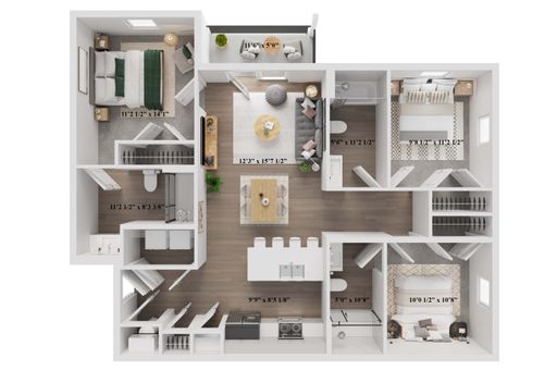 3 Bedroom Apartment Available May 2027 – photo 1