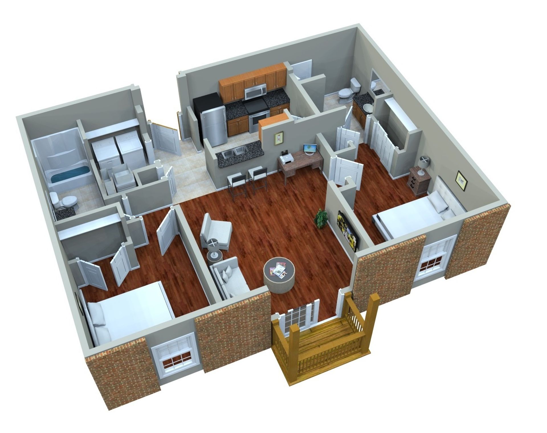 Columbia Apartment: 1115/1121 Ashland Rd.