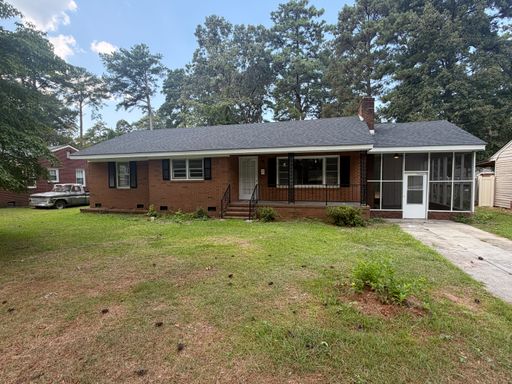 Charming Updated Brick Ranch with Screened Porch – photo 1