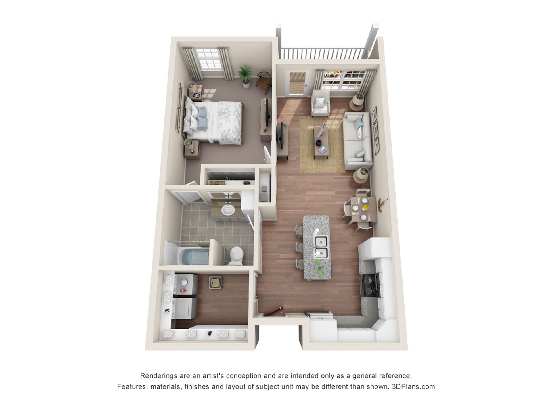 Holmen Apartment: 1614 Prairie Place