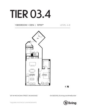 Lavish 1 Bedroom Apartment with BONUS Den Attached! – photo 1