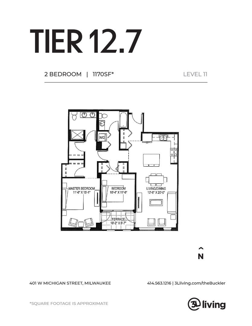 Milwaukee Apartment: 401 W. Michigan St.