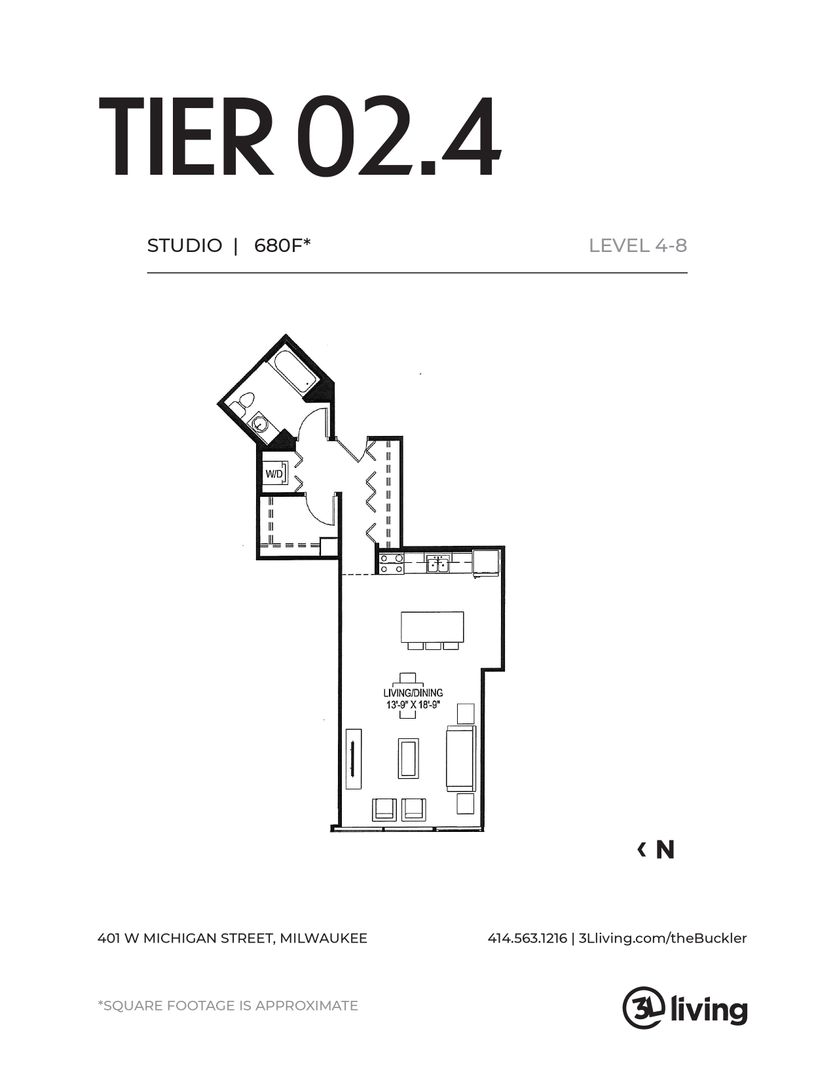 Milwaukee Apartment: 401 W. Michigan St.